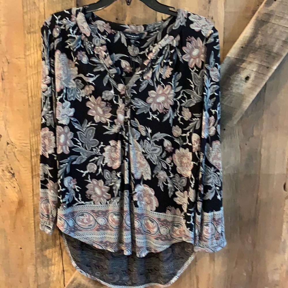 NWT Lucky Brand Floral Top S